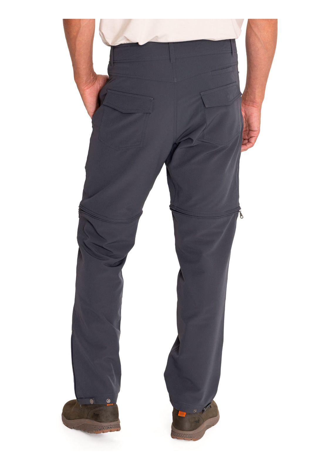 Pantalón Desmontable Fib Reciclada Mujer Gris-5