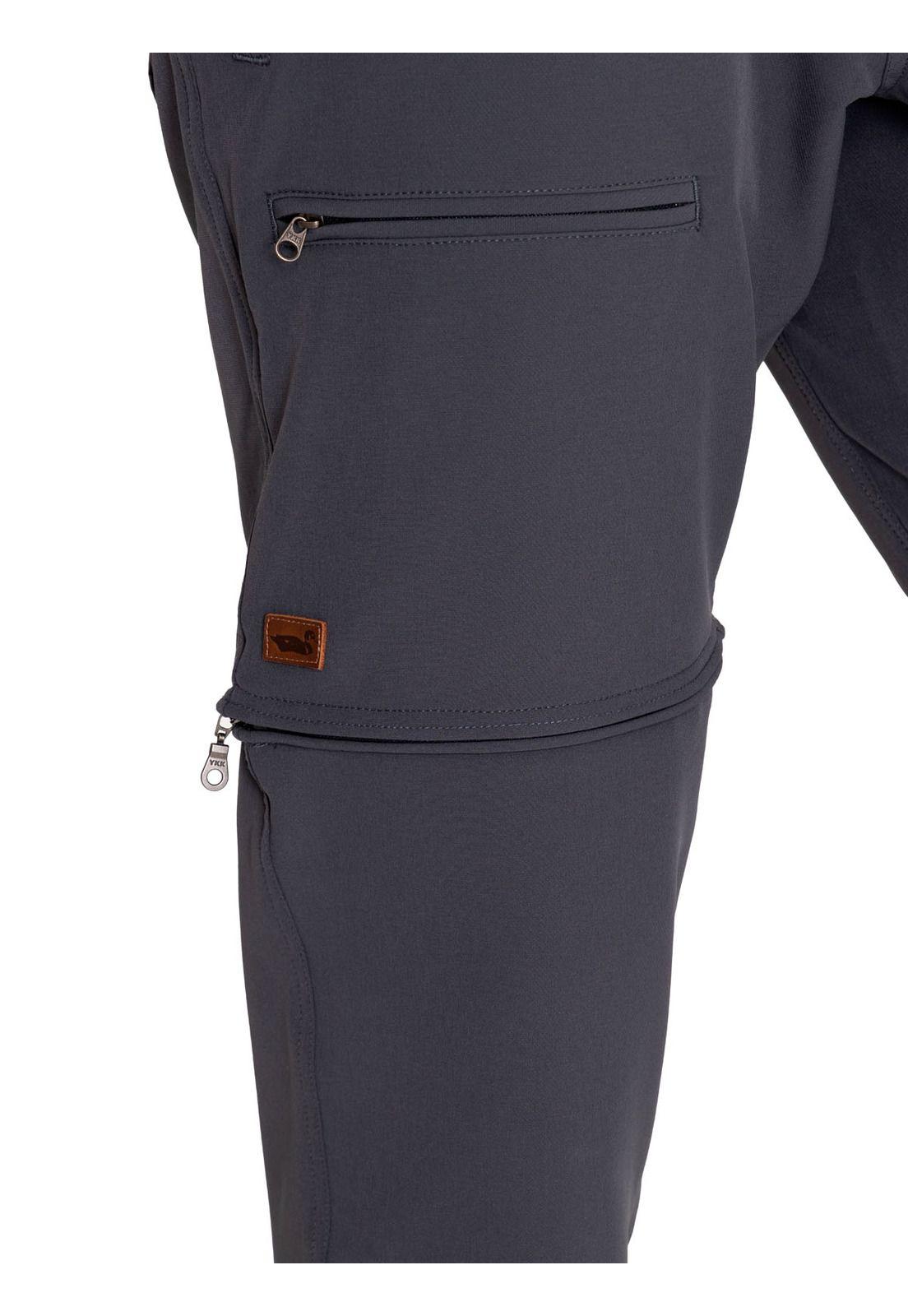 Pantalón Desmontable Fib Reciclada Mujer Gris-7