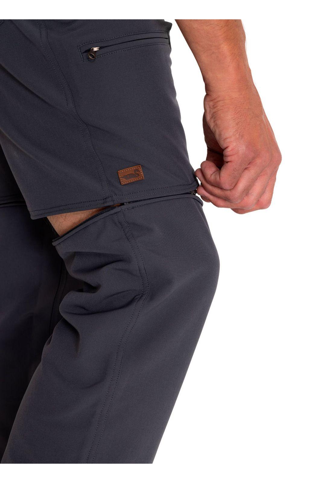 Pantalón Desmontable Fib Reciclada Mujer Gris-9