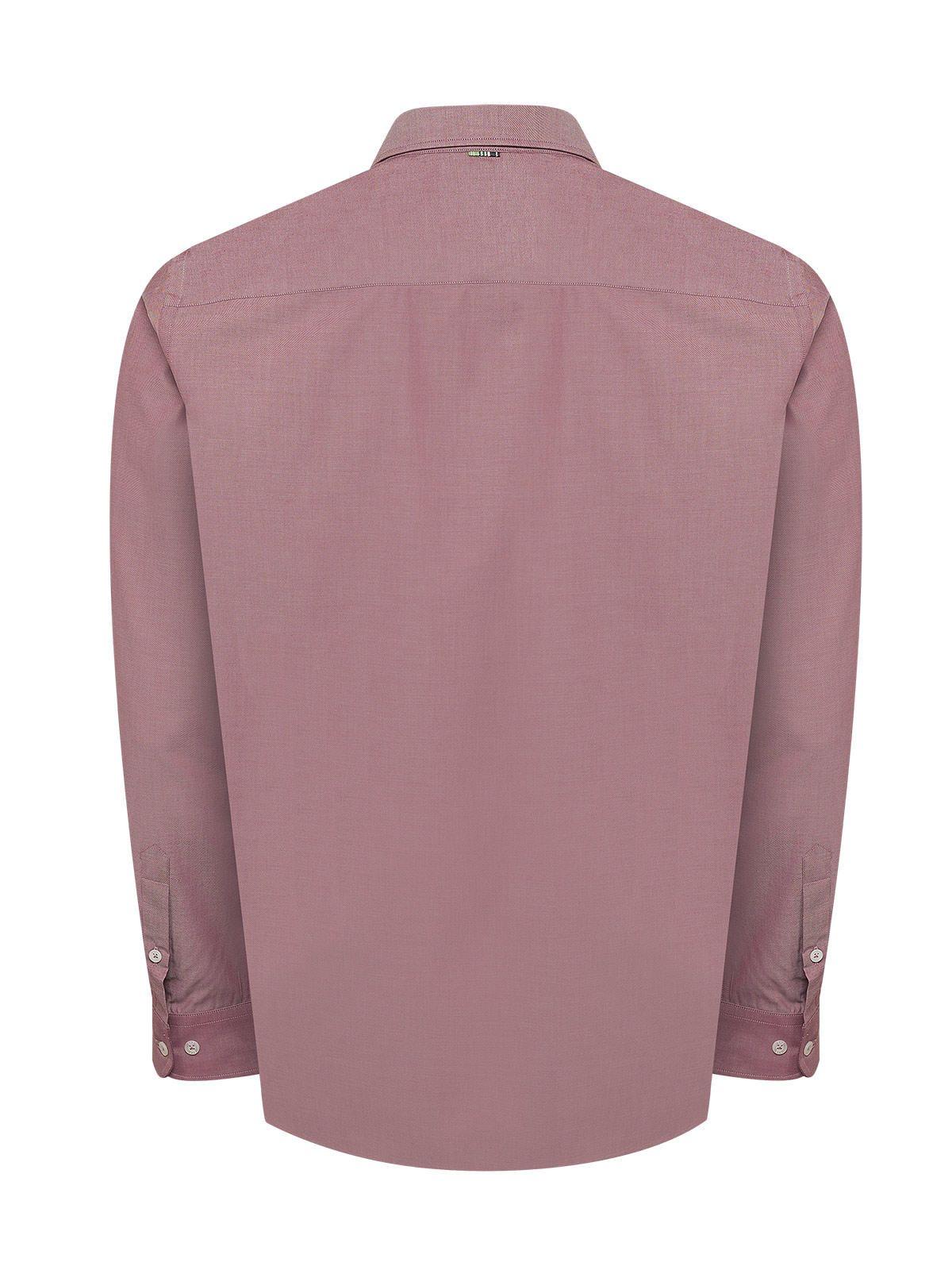 Camisa Algodón Hombre Woolsolid Rojo-1