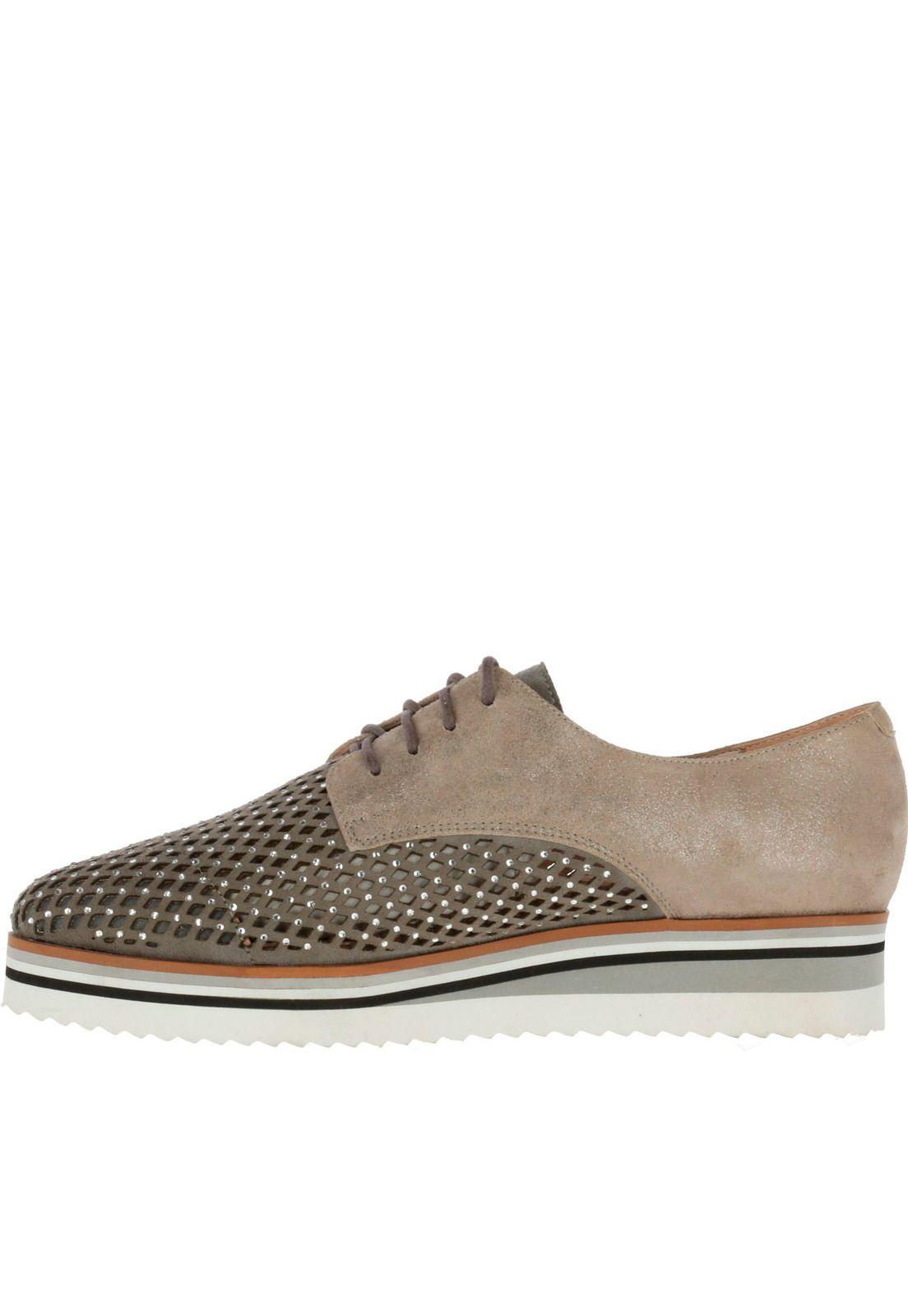 Zapato Cuero Armony Gris-3