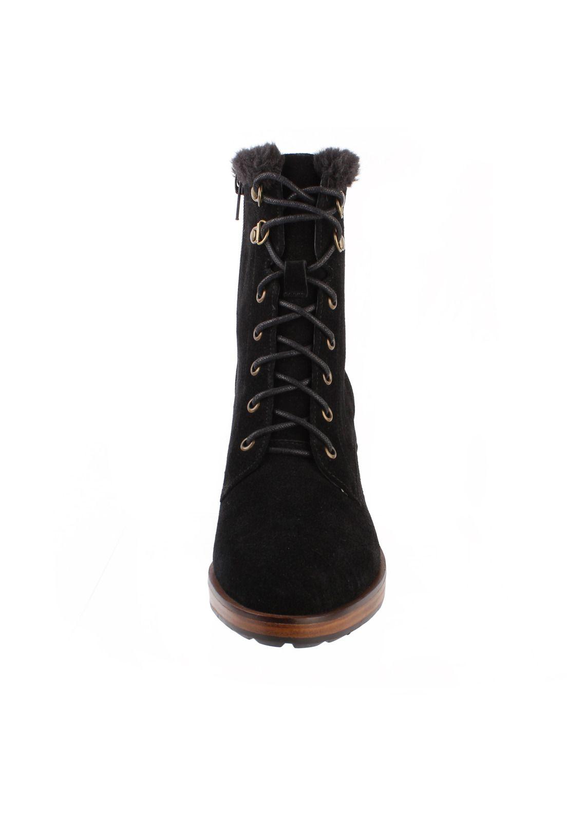 Botin Cuero Mujer Abigail Negro-4