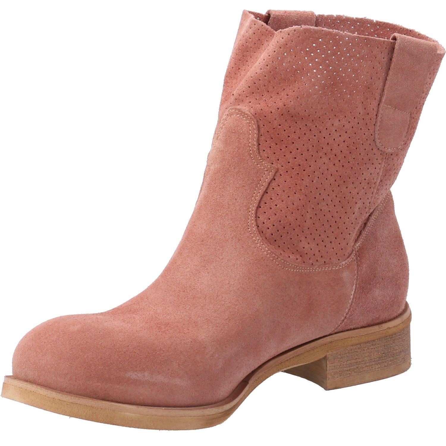 Botin Cuero Aviana Rosa Mujer-3