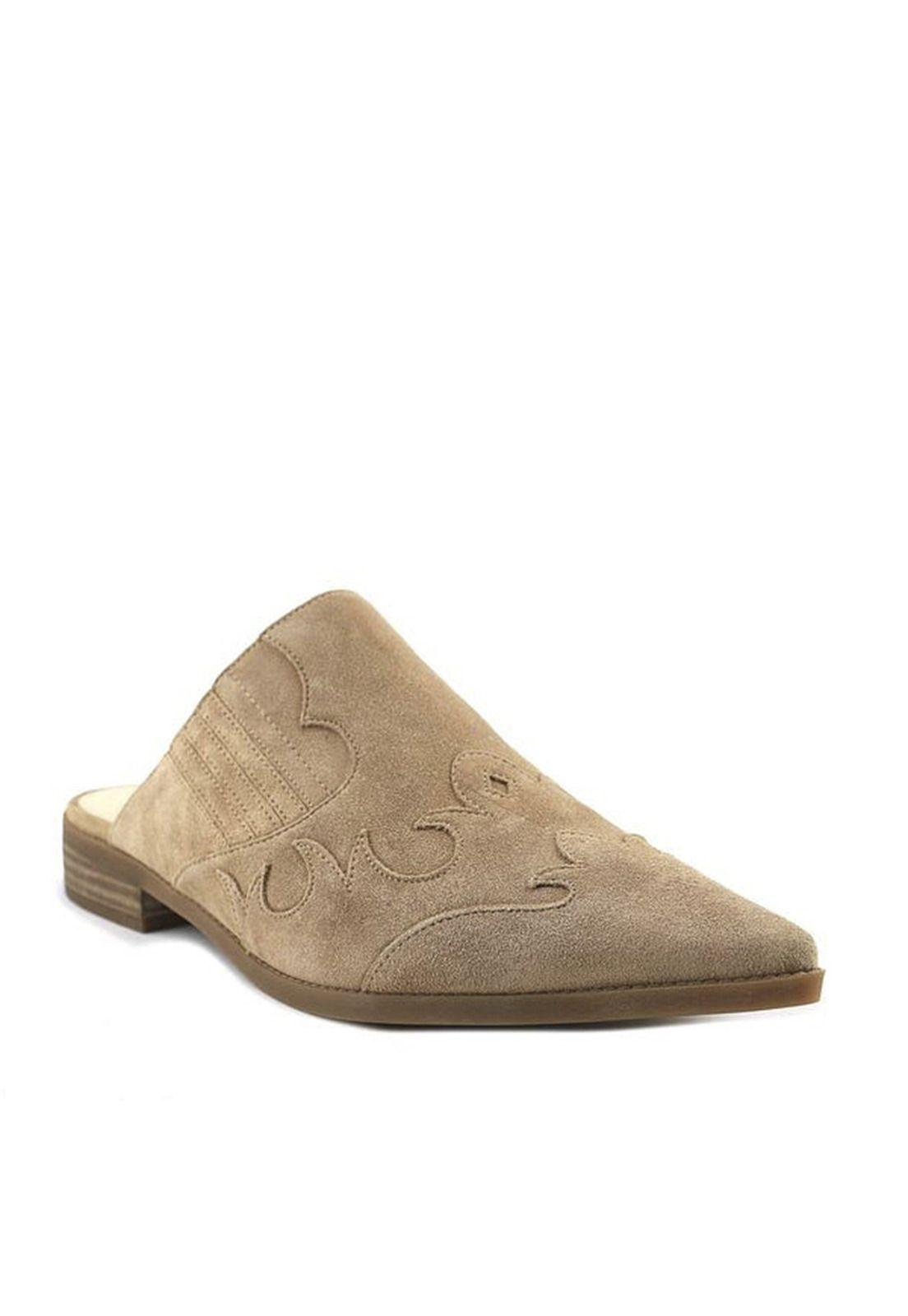 Puntilla Cuero Sadrah Beige Mujer-0