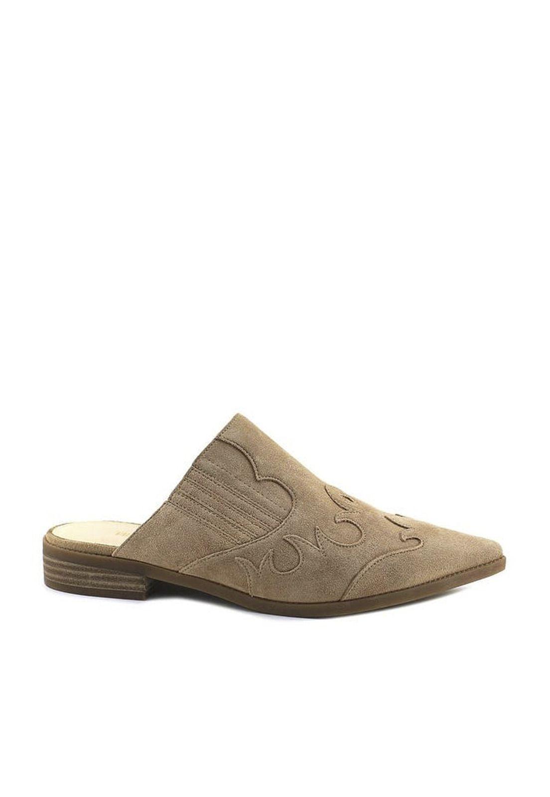 Puntilla Cuero Sadrah Beige Mujer-1
