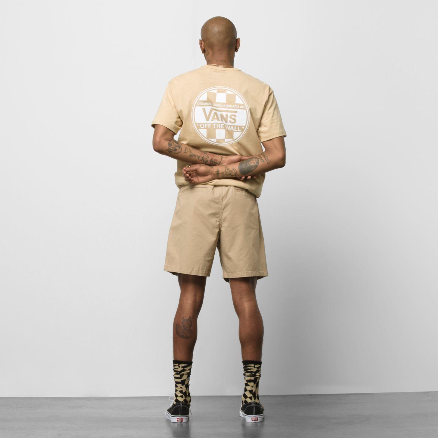 Short Hombre Mn Range Relaxed Elastic Short Khaki-3