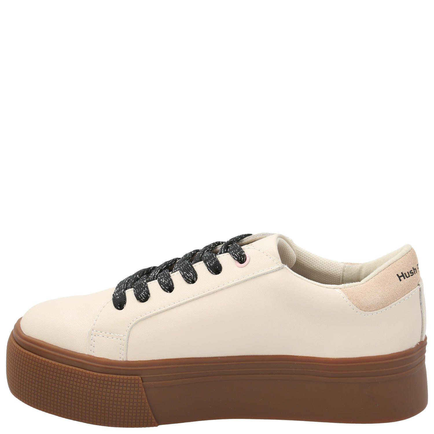 Zapatilla Cuero Niña Quens Beige-7