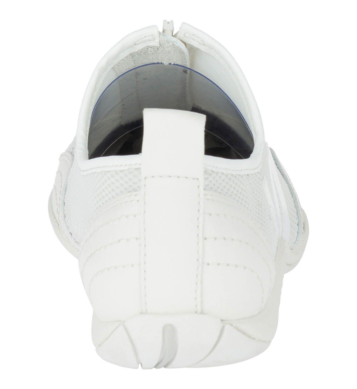 Zapatilla Mujer Barrado Blanco-6