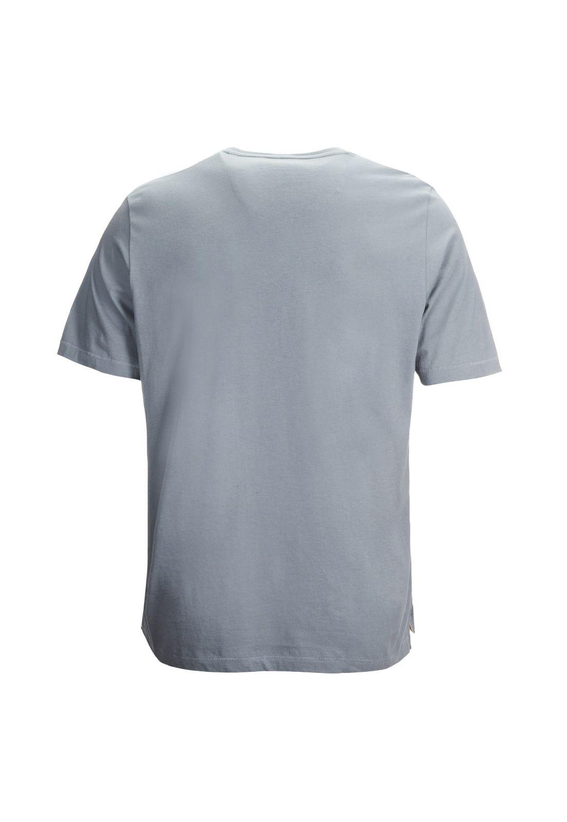 Polera M/C Hombre Orgaprint Café-1