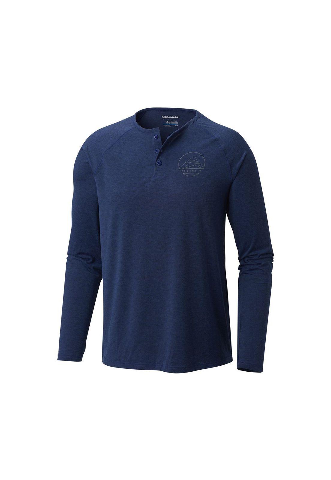Polera M/L Trail Shaker III Azul-0
