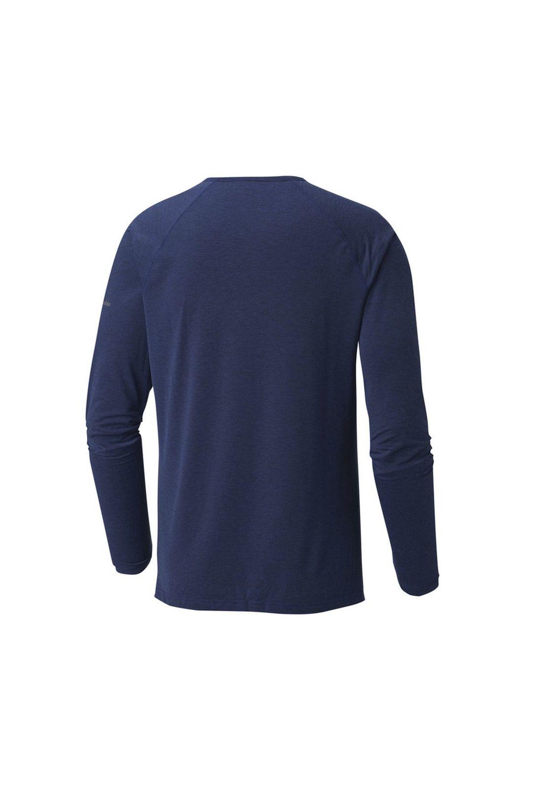 Polera M/L Trail Shaker III Azul-1