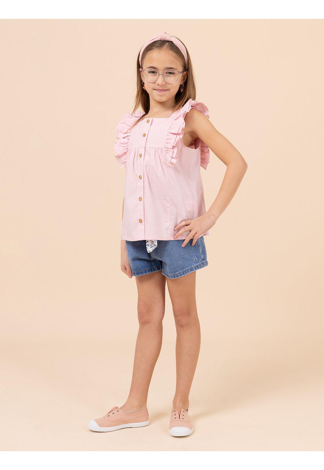 Polera Niña Padua Rosado-1