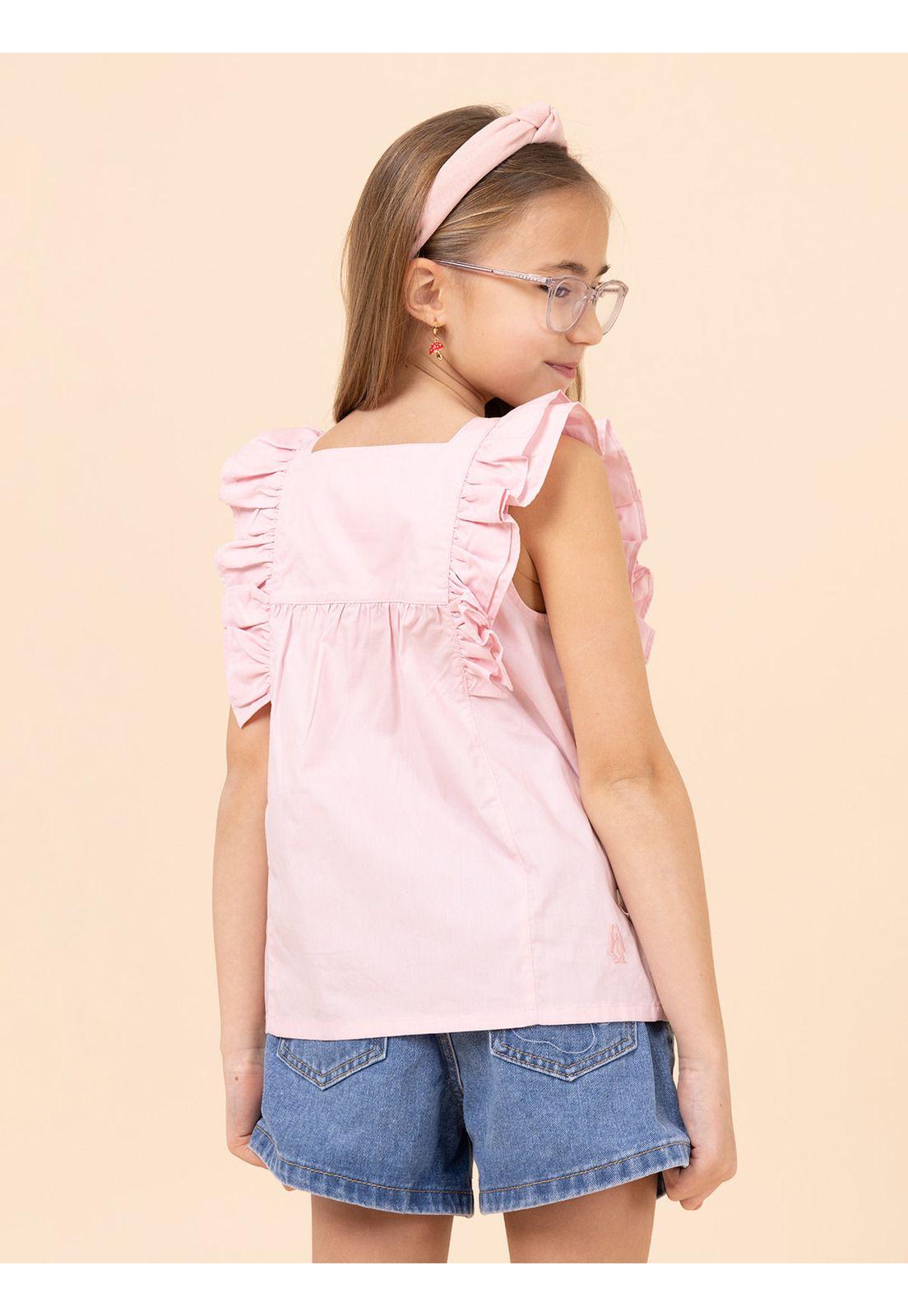 Polera Niña Padua Rosado-4