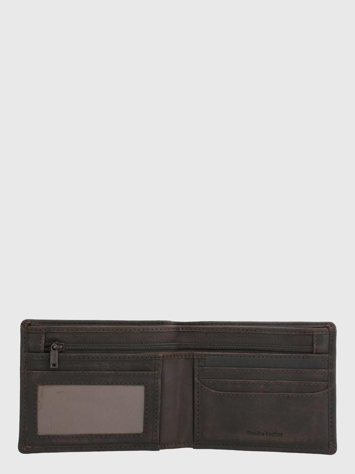 Billetera Cuero Hombre Th Mahoney Bifold Café-2