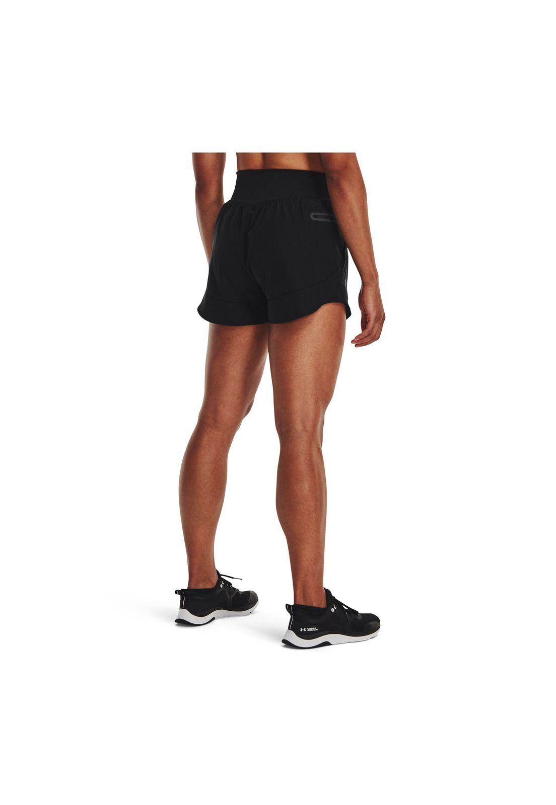 Short Training Smartform Flex Woven Negro Mujer-4