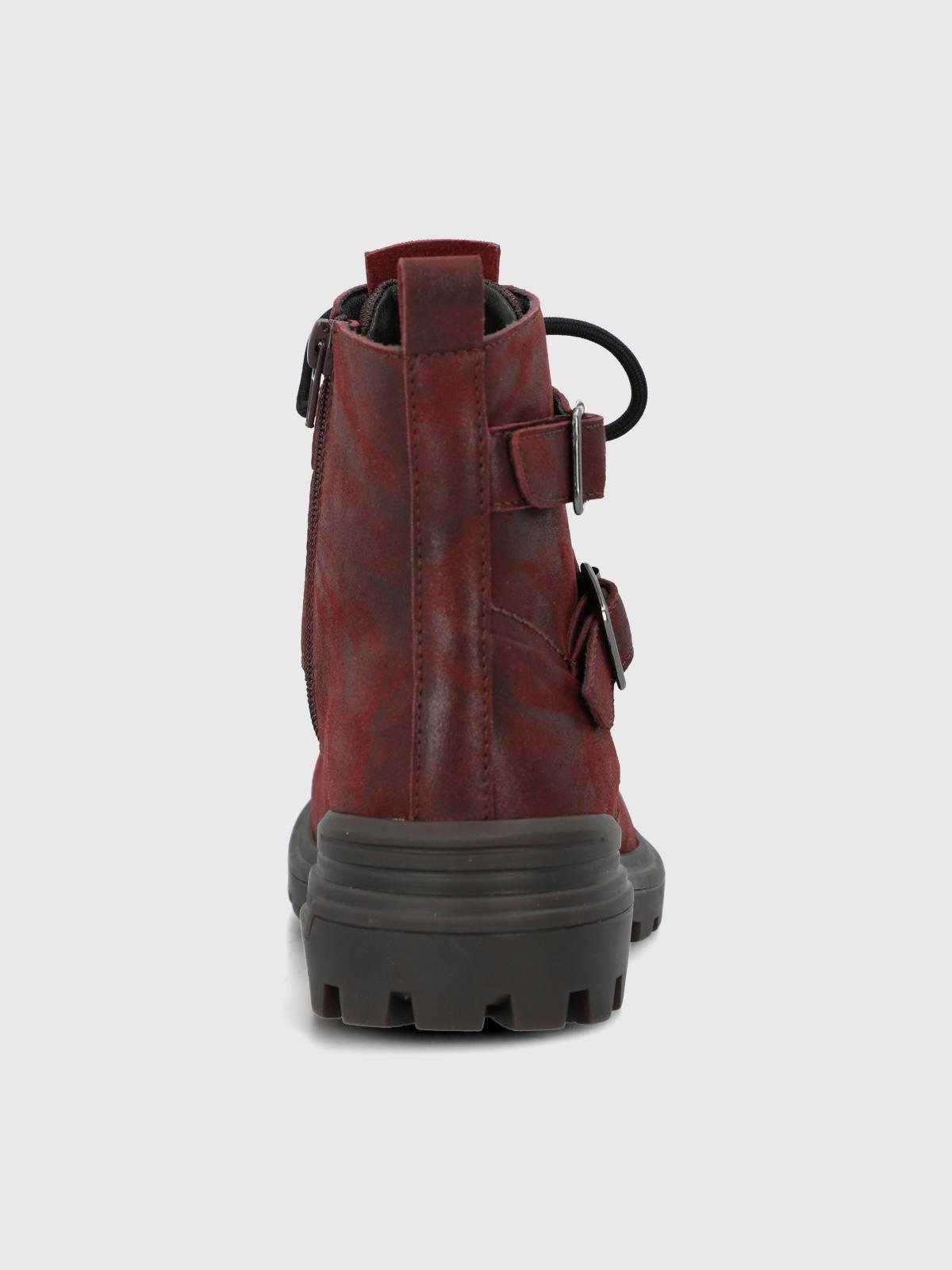 Botin Mujer Fundy Burdeo-6