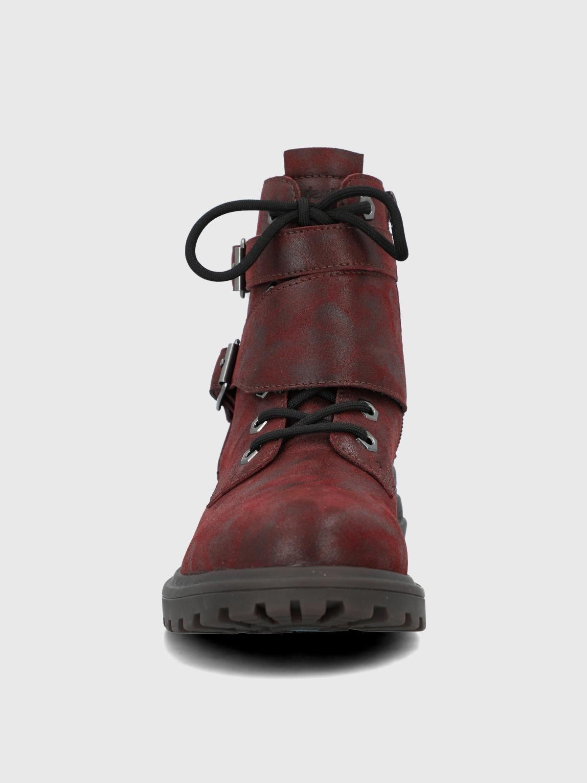 Botin Mujer Fundy Burdeo-3