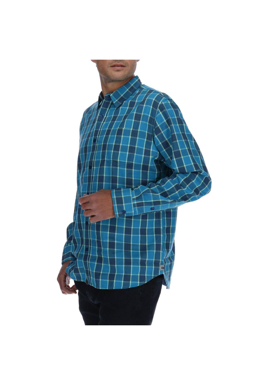 Camisa Ml Hombre Origin Check L/S Shirt Algodón Multicolor-1