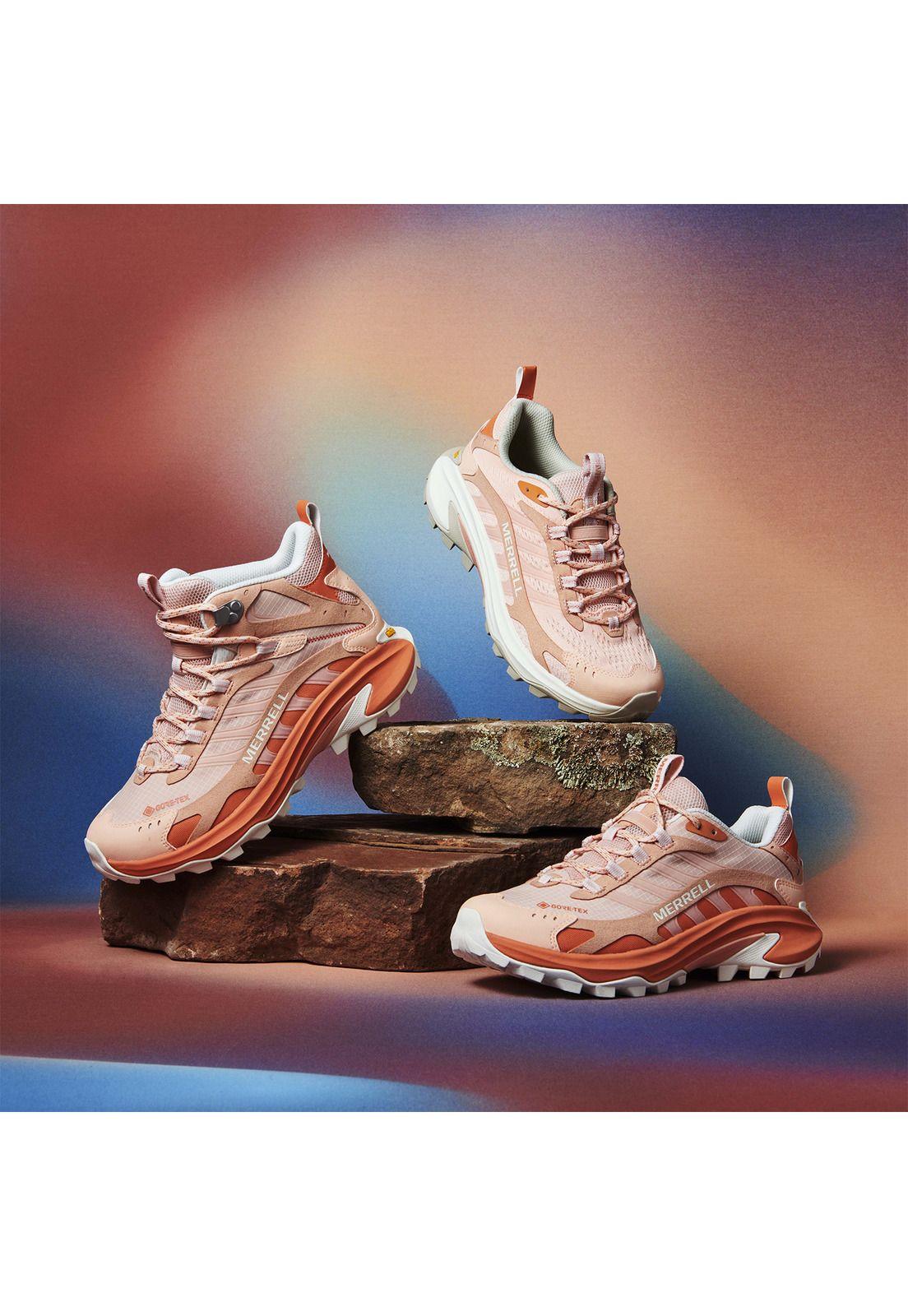 Zapatilla imperm Mujer Moab Speed 2 GTX Durazno-1