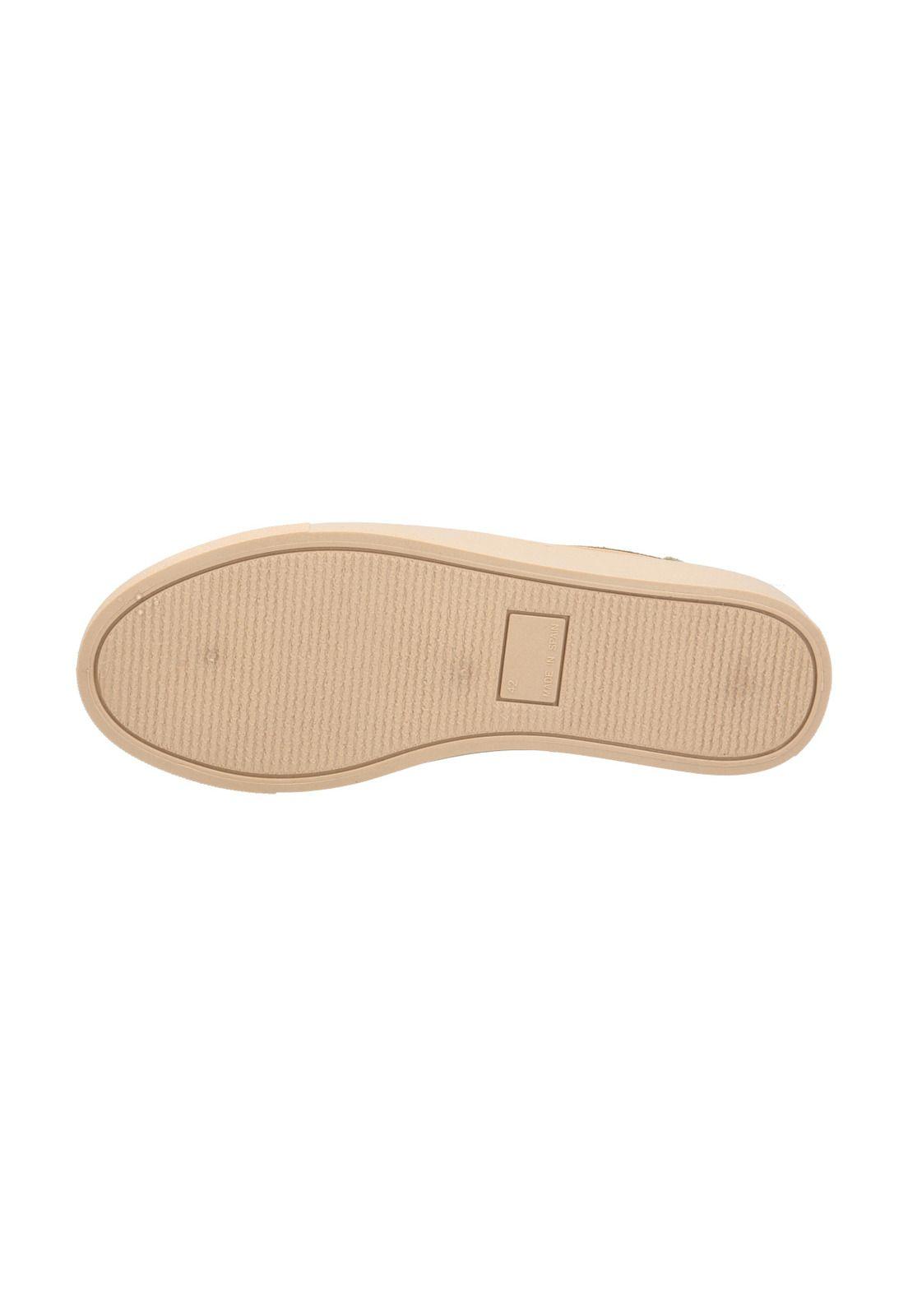 Zapatilla Cuero Hombre Tifón Crema-7