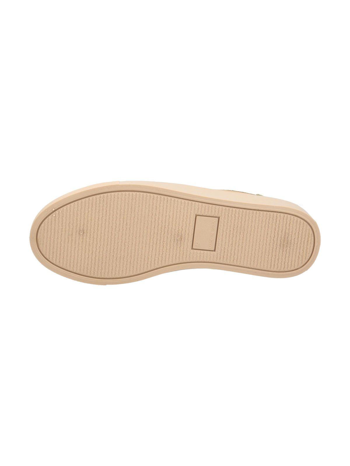 Zapatilla Cuero Hombre Tifón Crema-7