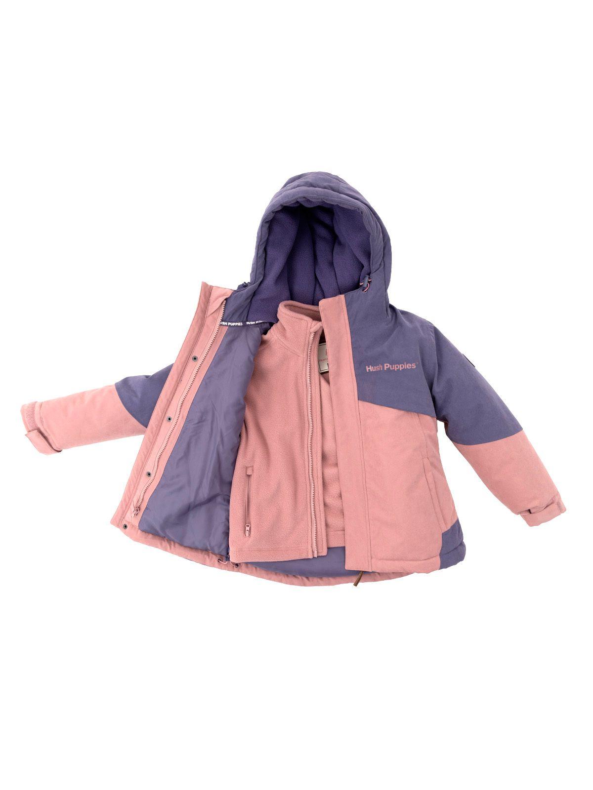 Parka Waterproof Optimus Niña Rosado-4