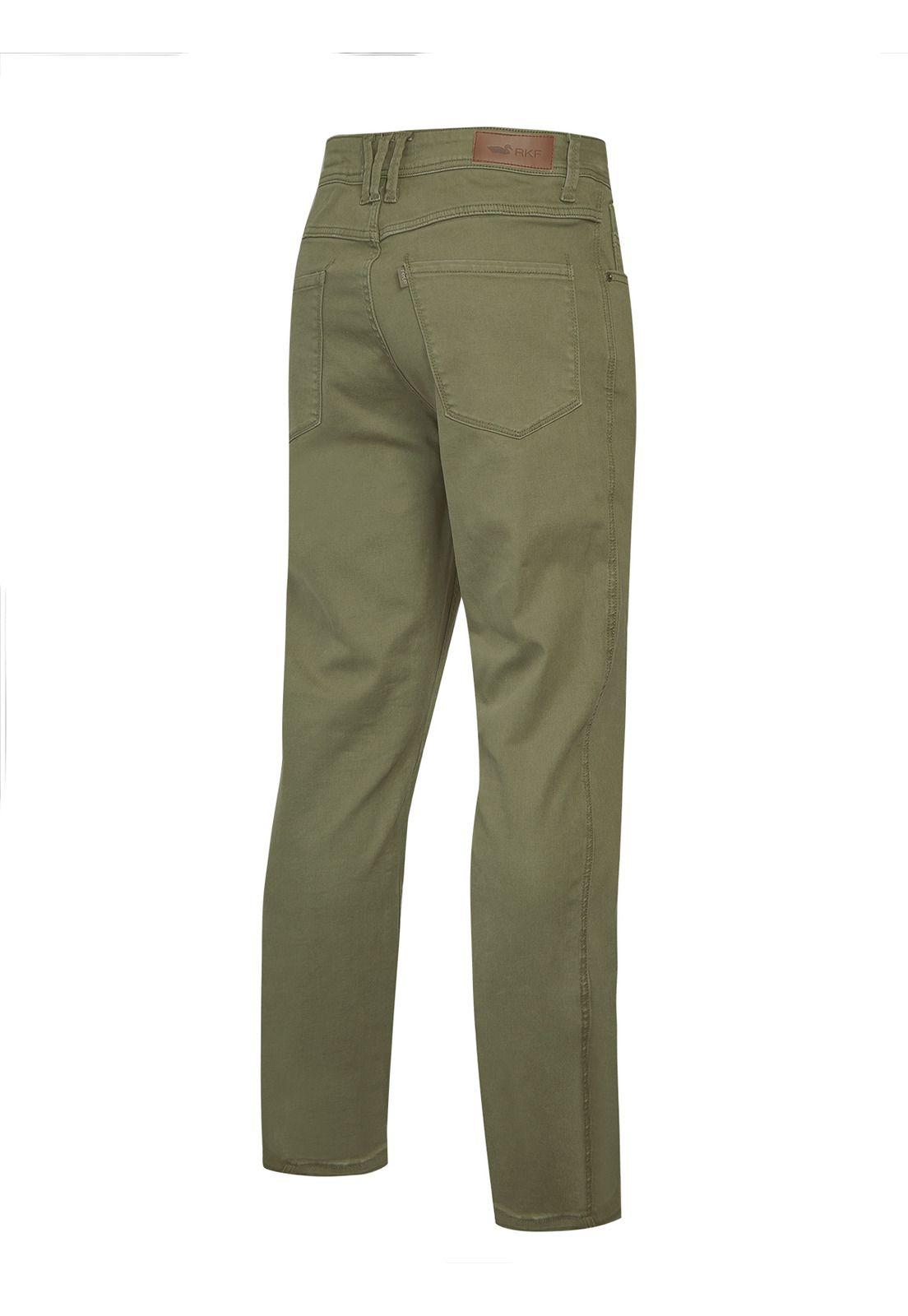 Jeans Algodón Hombre Baycolor Verde-1