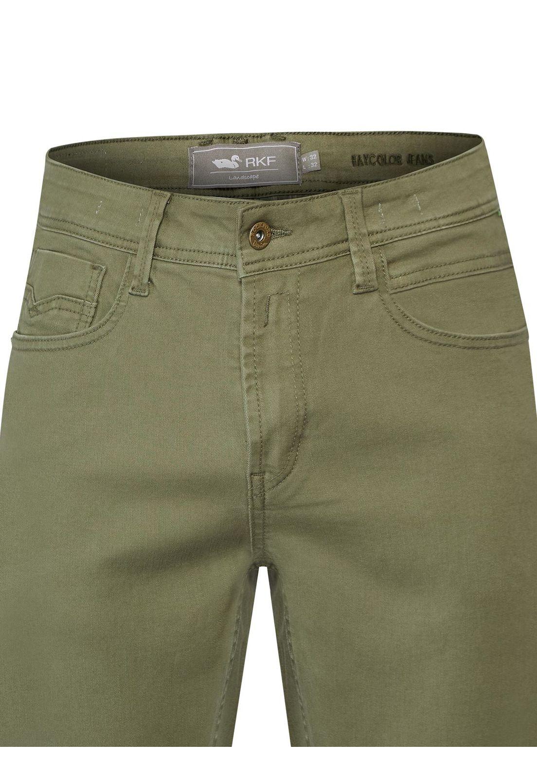 Jeans Algodón Hombre Baycolor Verde-3
