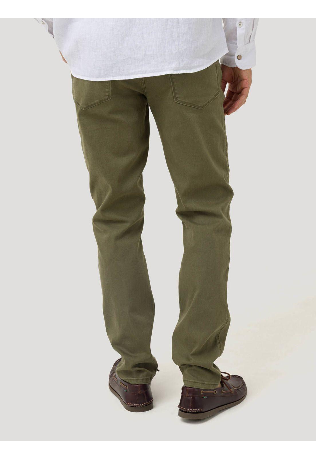 Jeans Algodón Hombre Baycolor Verde-5