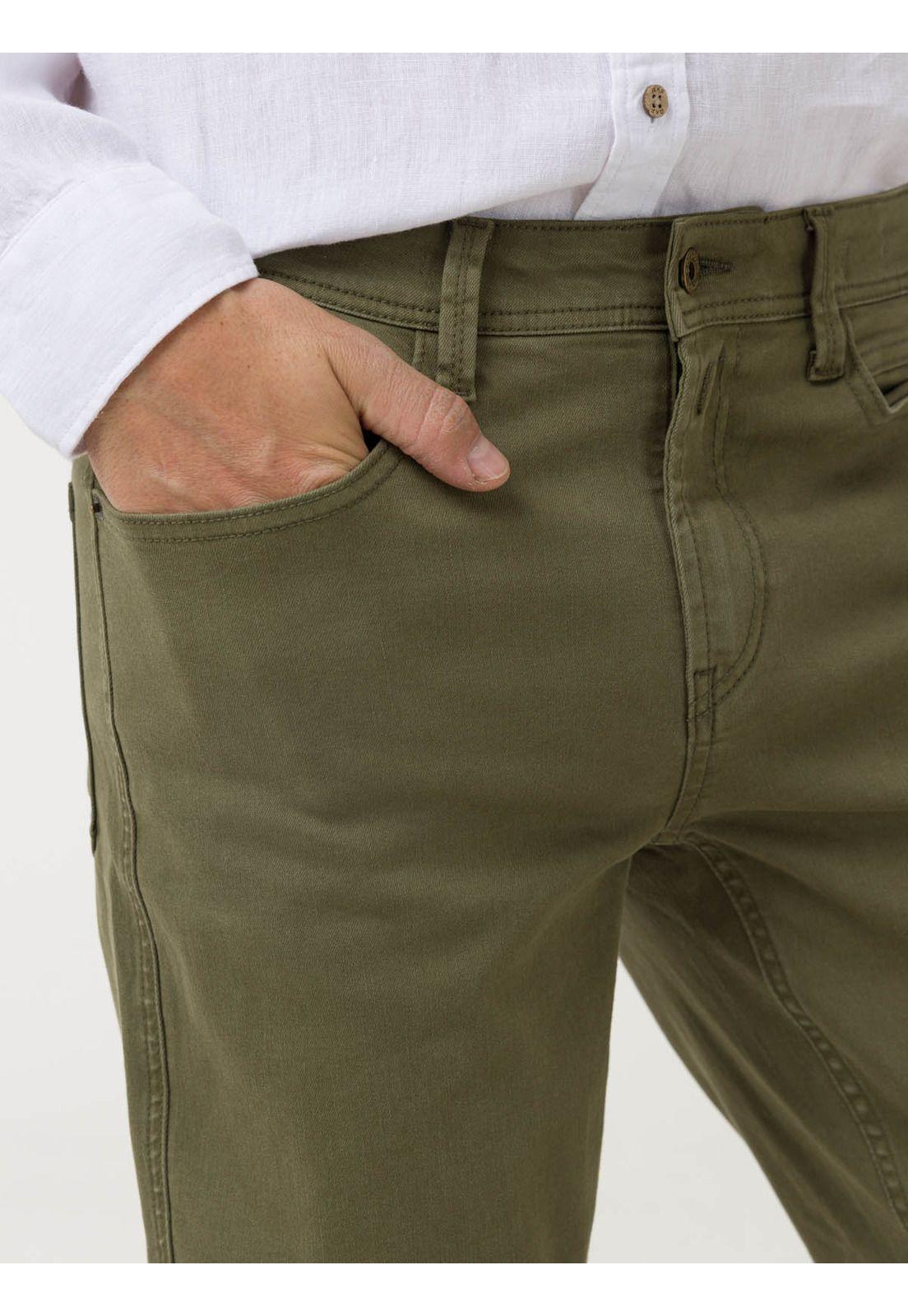 Jeans Algodón Hombre Baycolor Verde-6