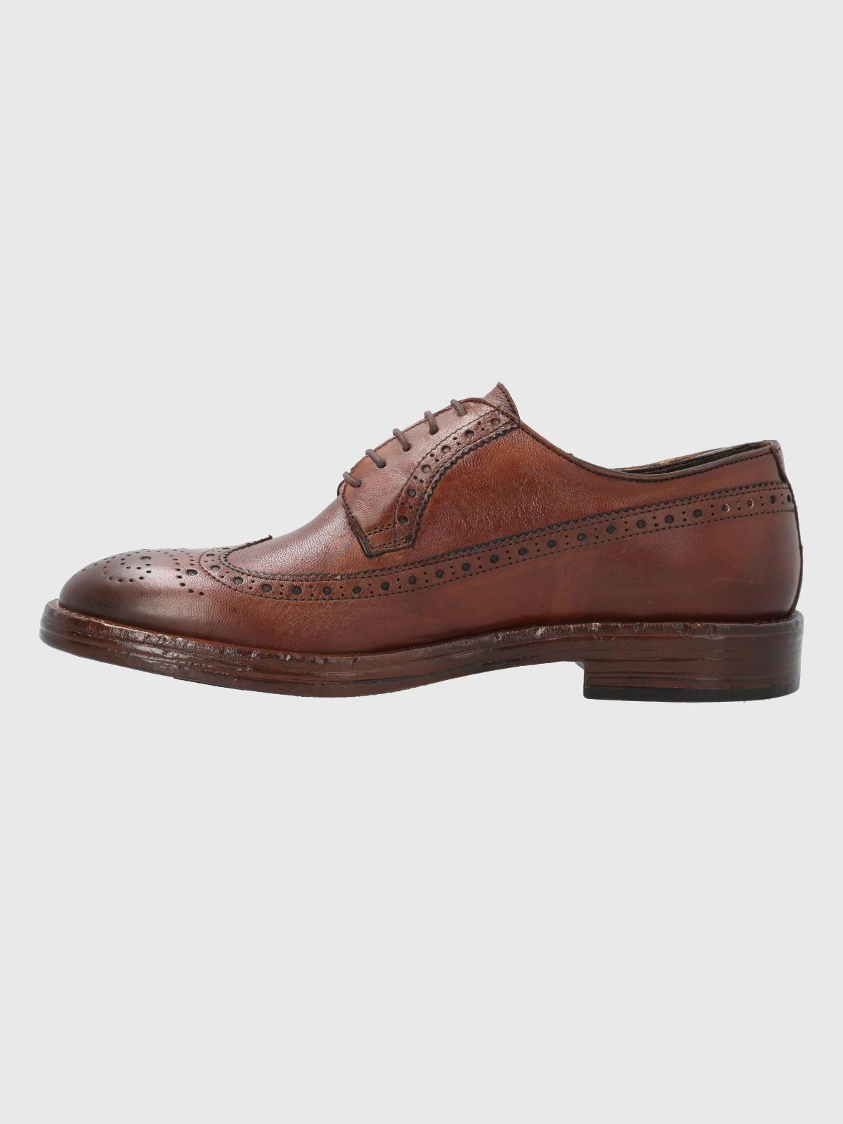 Zapato Cuero Café Hombre Paolo -5
