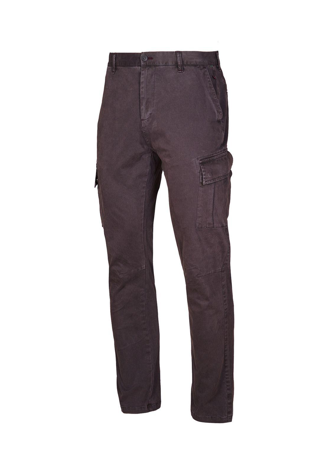 Pantalón Natural Flex Hombre Pipo Gris-0