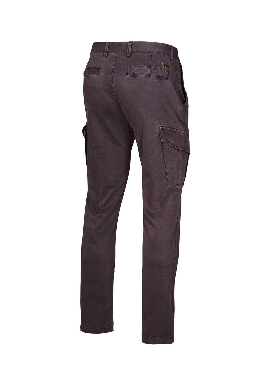 Pantalón Natural Flex Hombre Pipo Gris-1