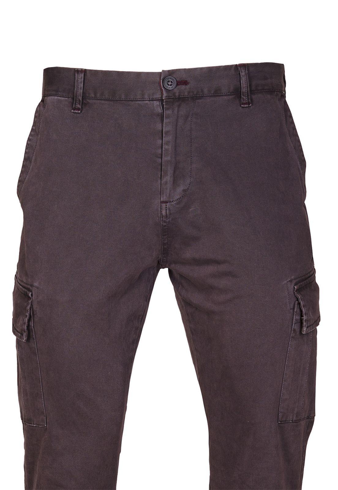 Pantalón Natural Flex Hombre Pipo Gris-3