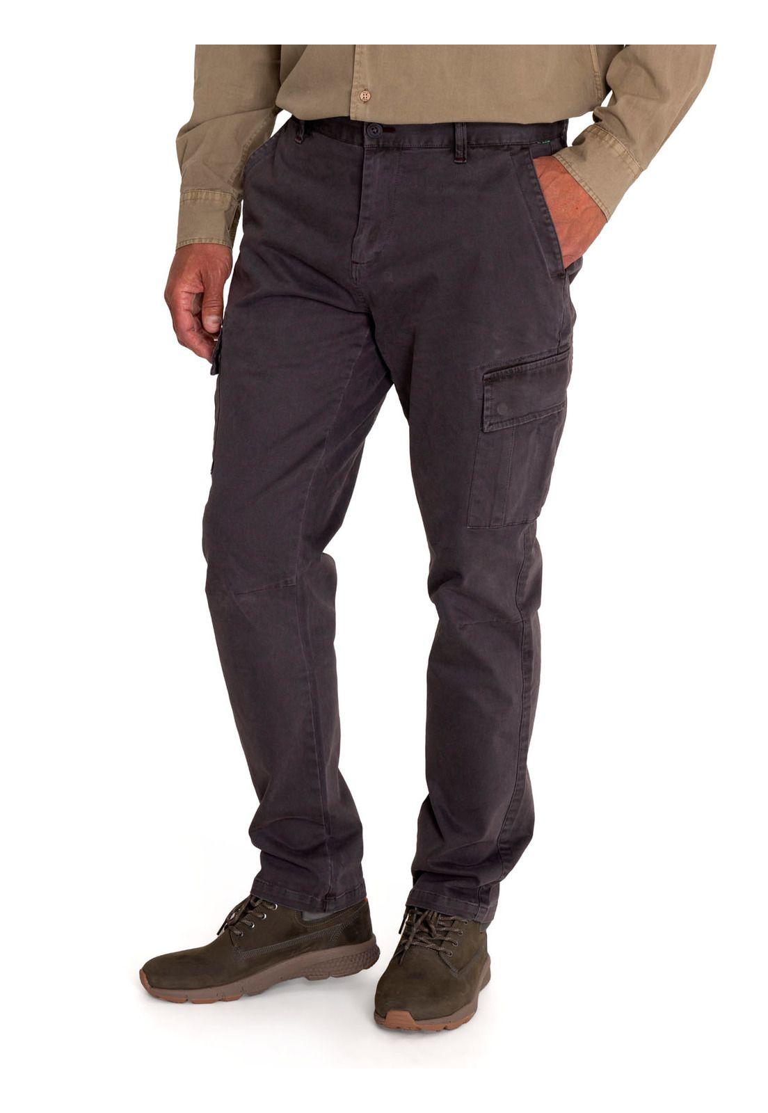 Pantalón Natural Flex Hombre Pipo Gris-5