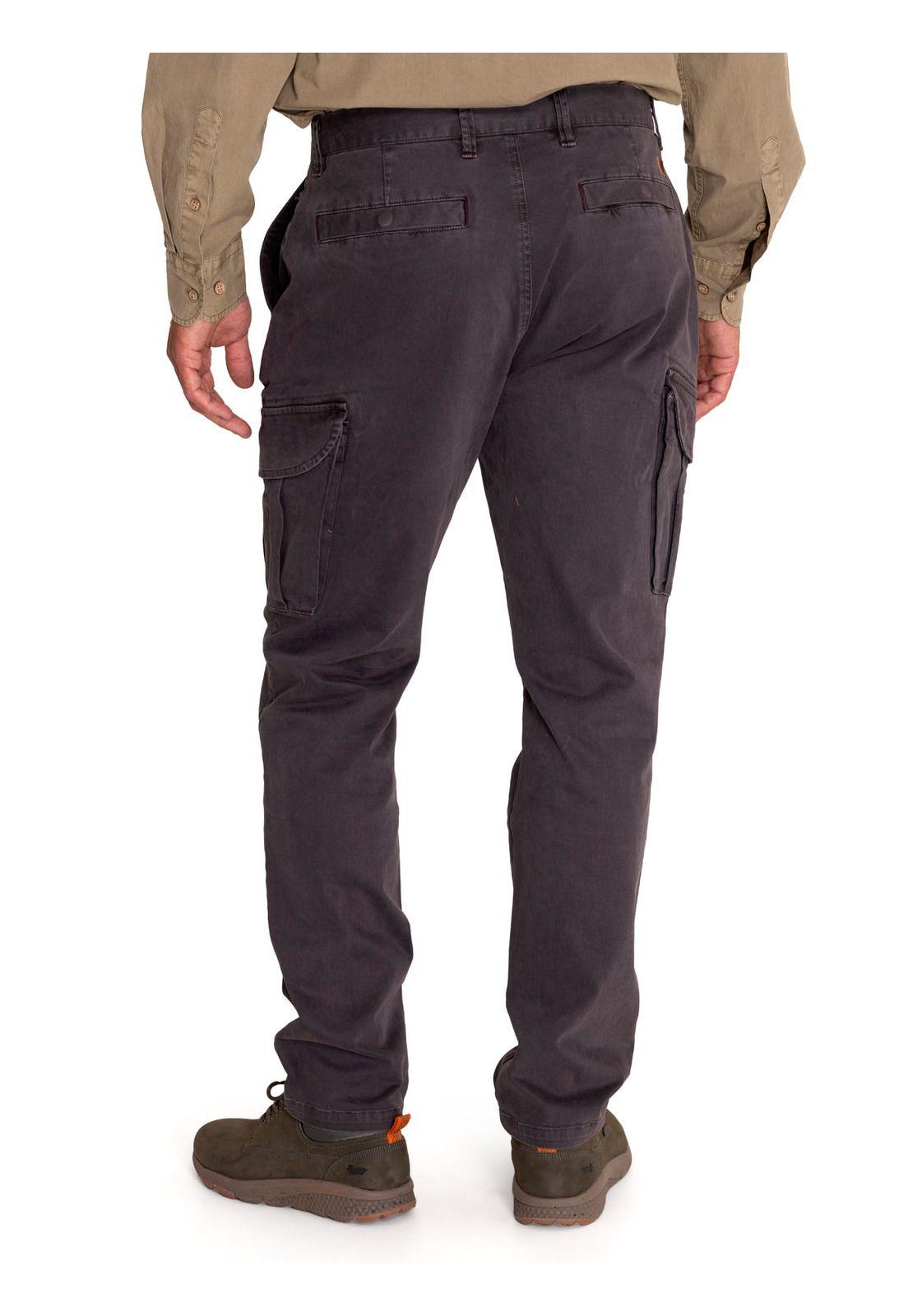Pantalón Natural Flex Hombre Pipo Gris-6