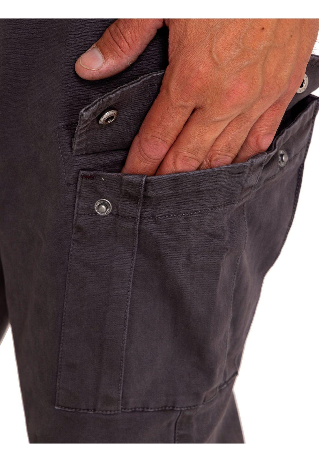 Pantalón Natural Flex Hombre Pipo Gris-9