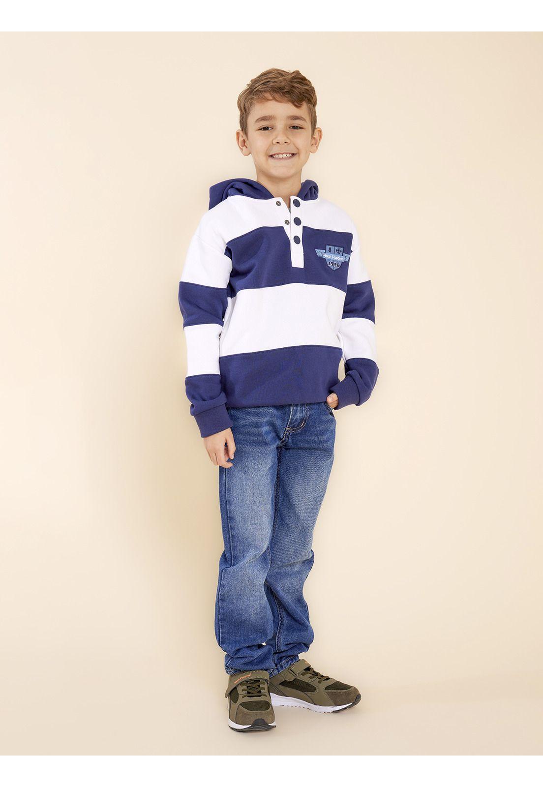 Polerón Niño Marinero Navy-1