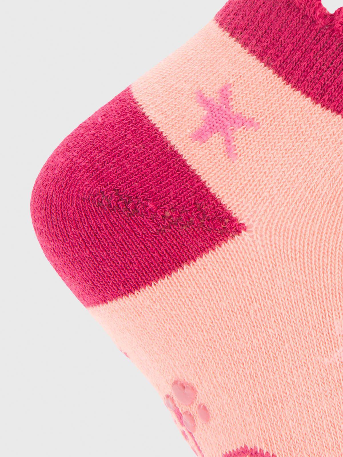 Calcetin Algodón Niña Ped St Star Rosado-3