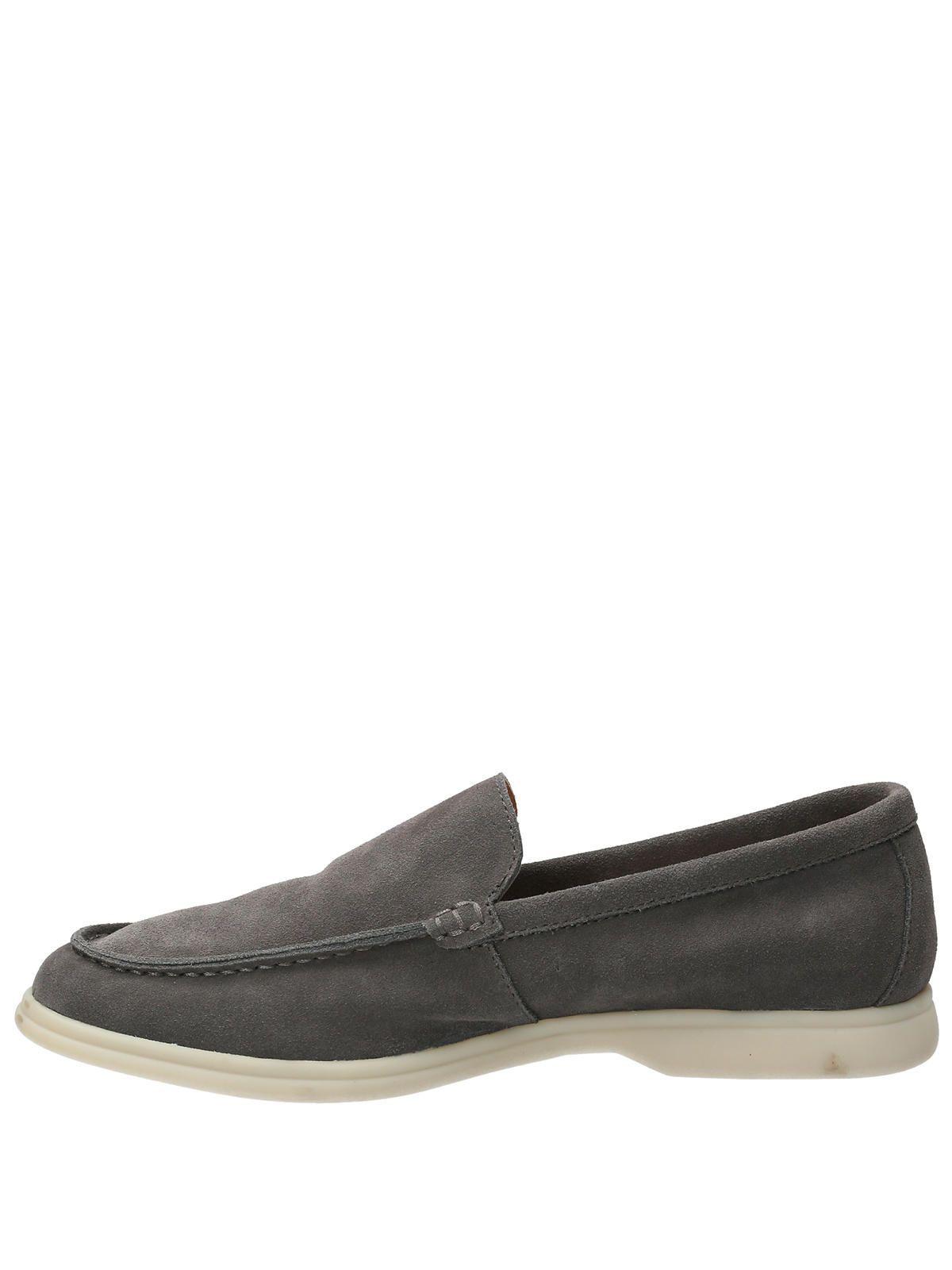 Mocasín Cuero Hombre Monte Gris-5