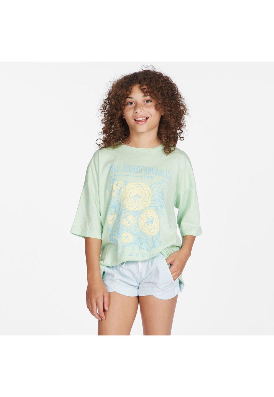 Polera M/C Niña Natural Hi Amarillo-0