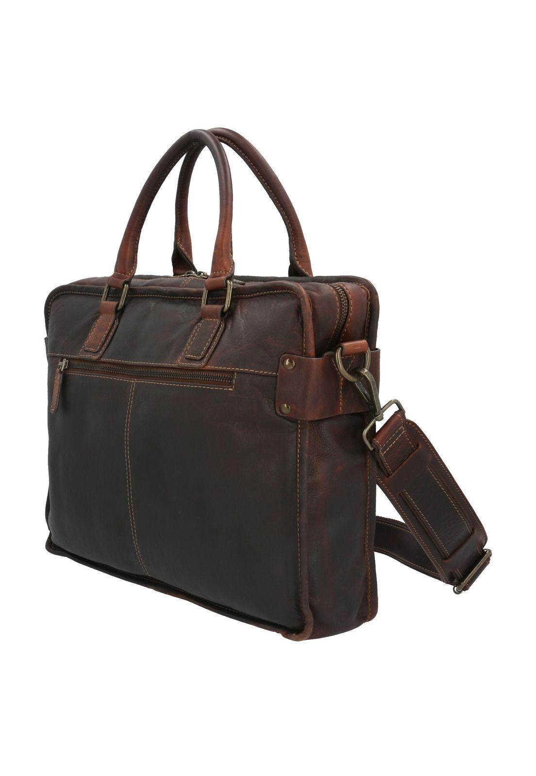 Maletín Cuero Hombre Tc Congo Café-1