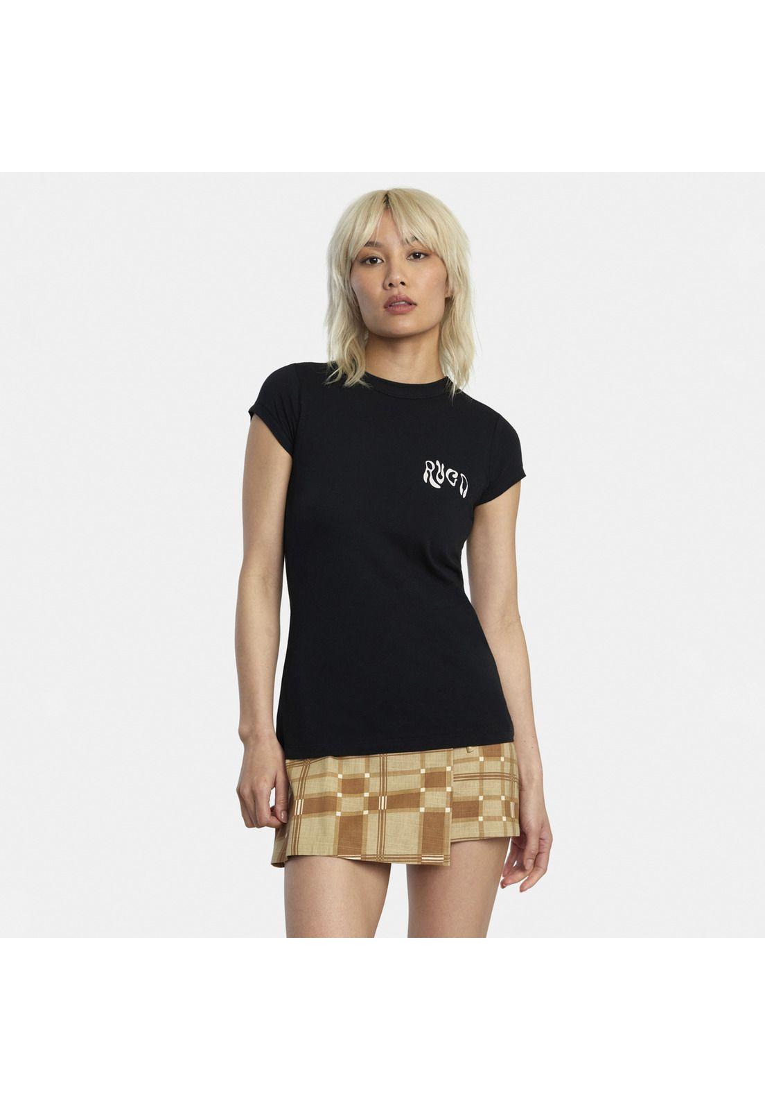 Polera M/C Mujer Future Naughty J Tee Negro-0