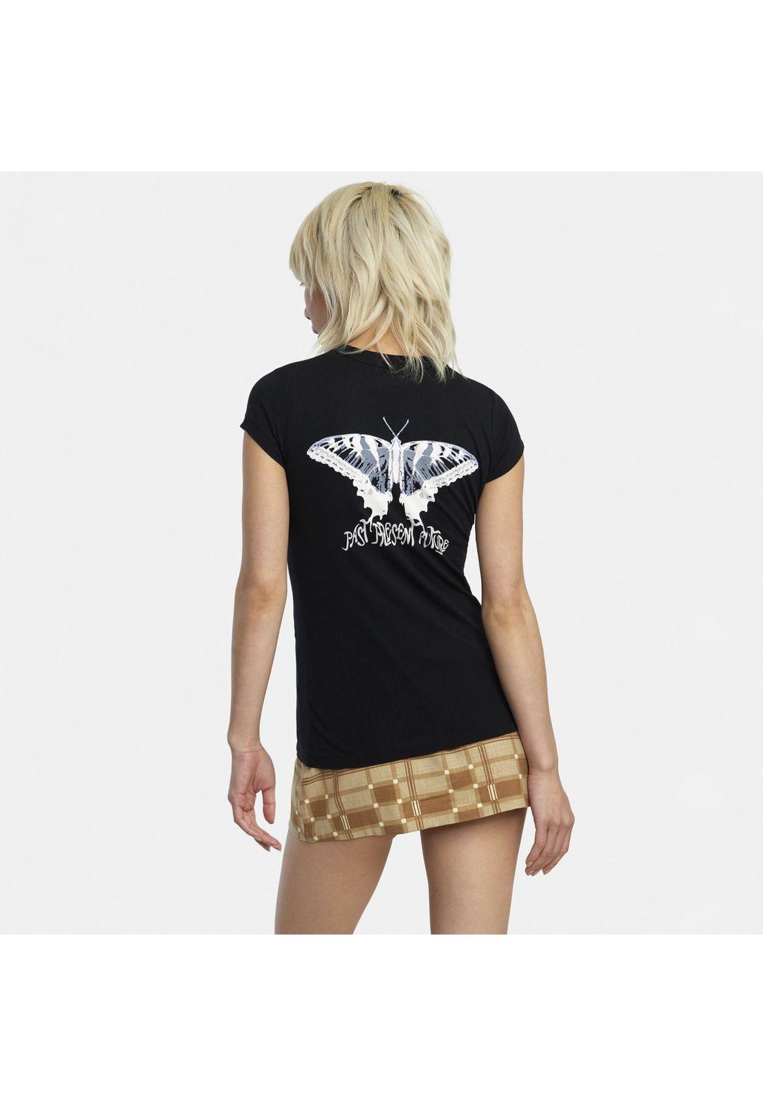 Polera M/C Mujer Future Naughty J Tee Negro-1