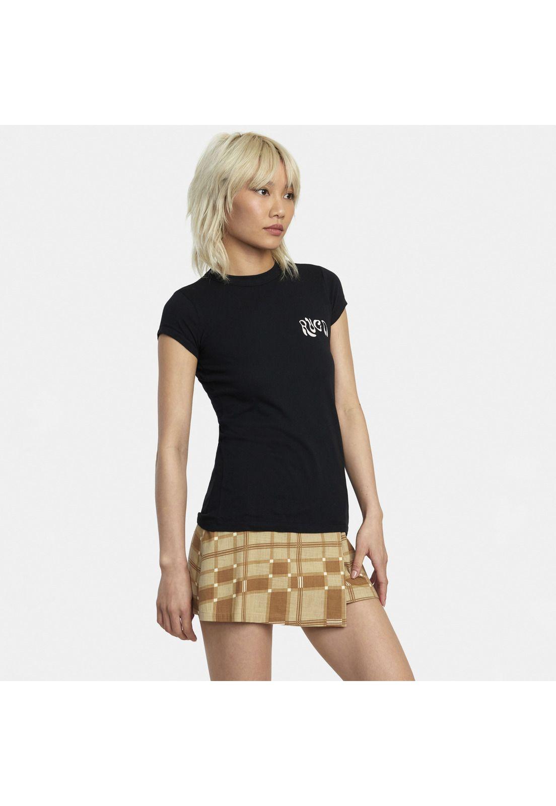 Polera M/C Mujer Future Naughty J Tee Negro-6