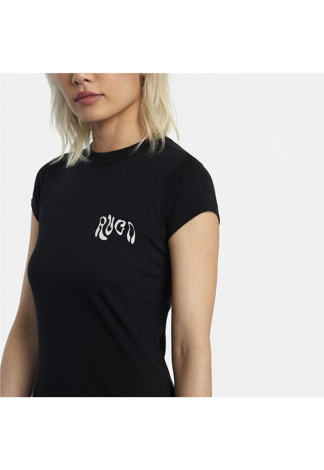 Polera M/C Mujer Future Naughty J Tee Negro-7