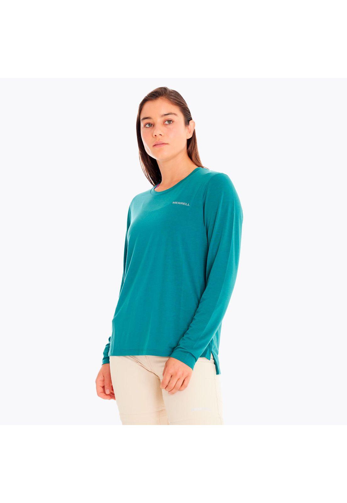 Polera Mujer Everyday With Tencel Verde-0