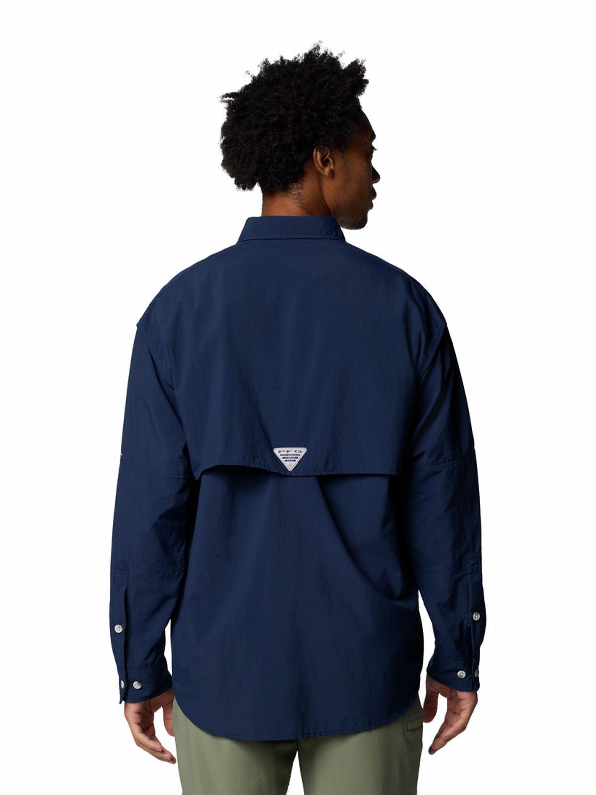 Camisa Manga Larga Hombre Bahama Ii Shirt Azul-5
