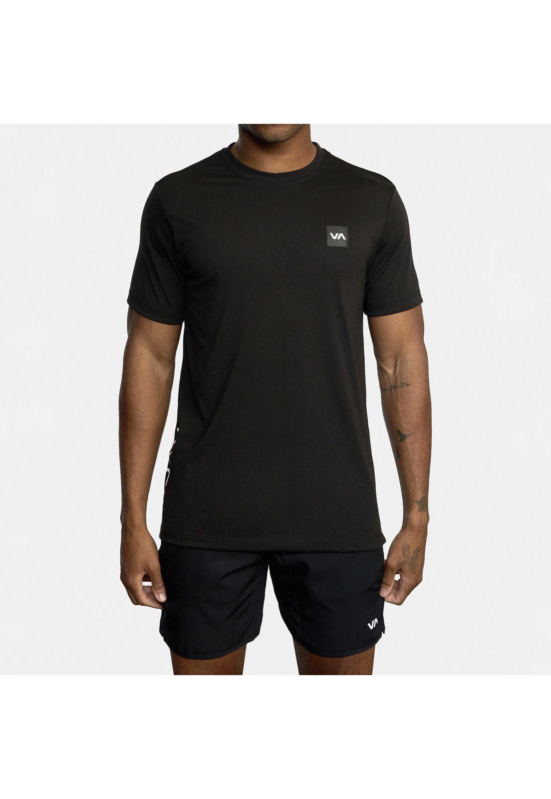 Polera Manga Corta Hombre RVCA 2X M Tees Negro-0