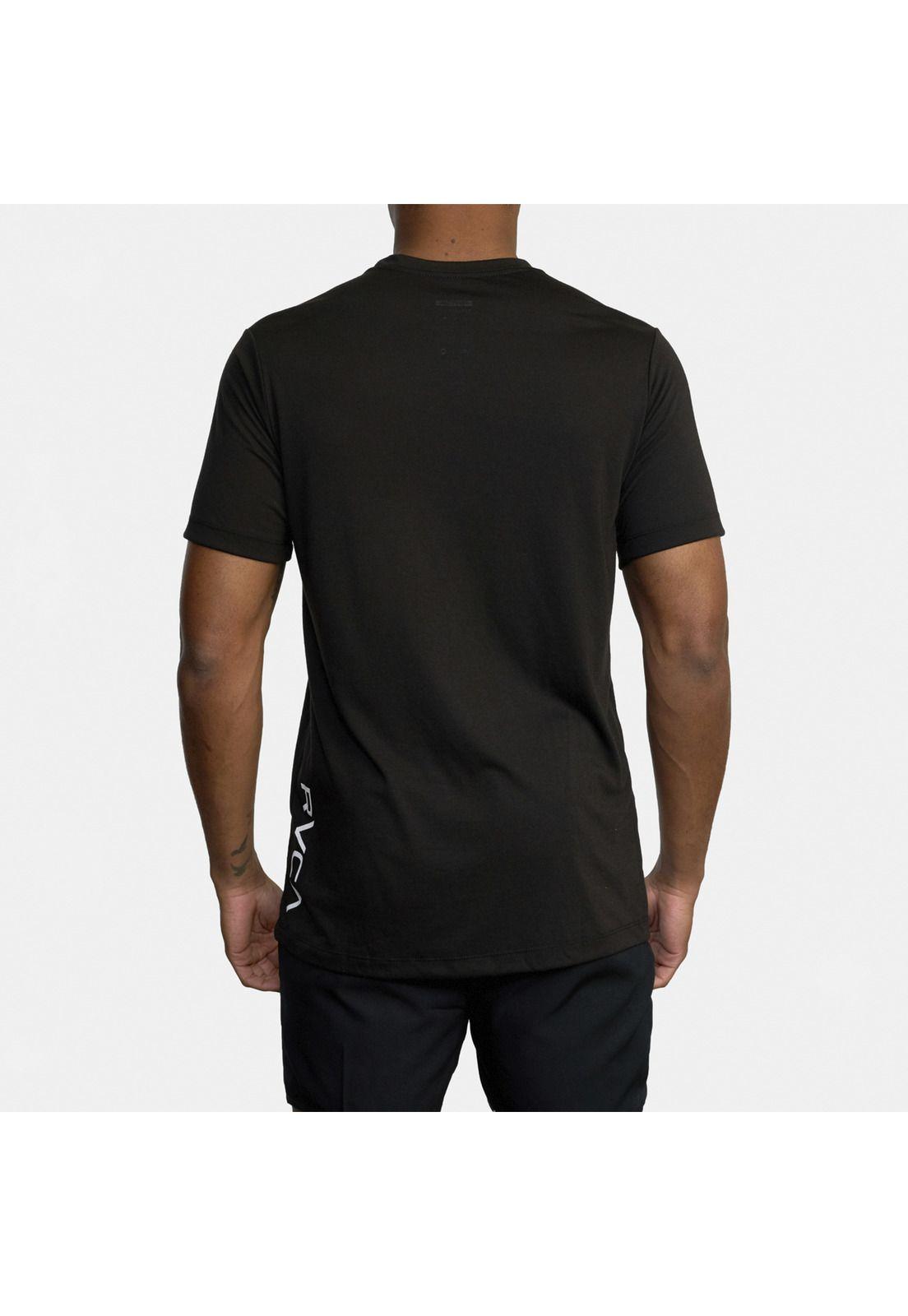 Polera Manga Corta Hombre RVCA 2X M Tees Negro-1